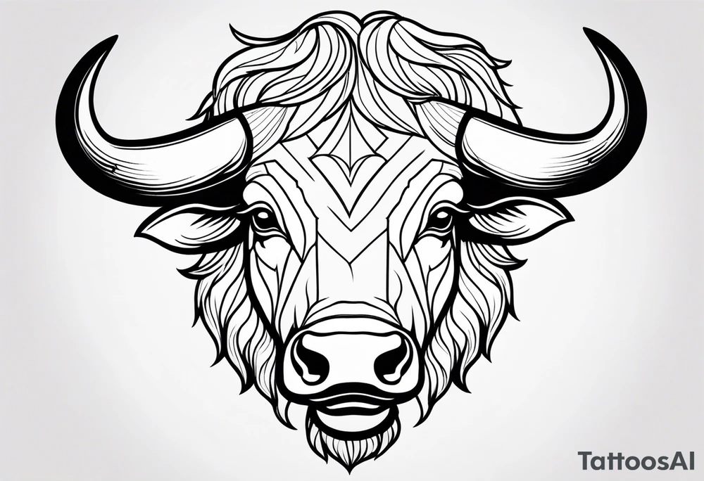 Buffalo tattoo idea