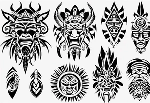 philippines, native, tribal tattoo idea