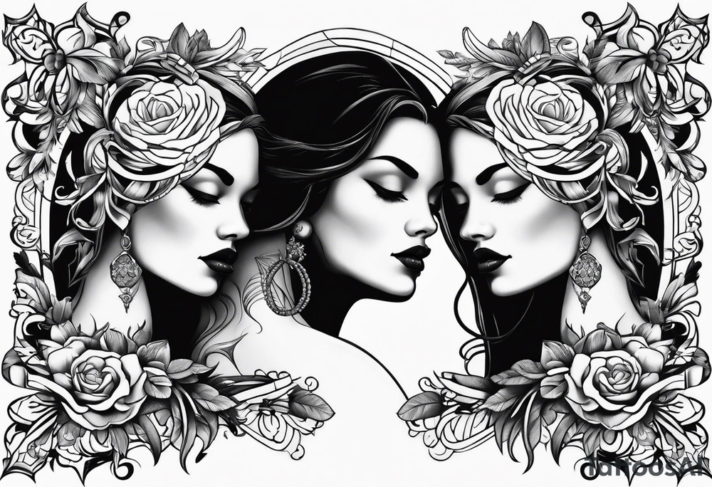 Gemini tattoo idea