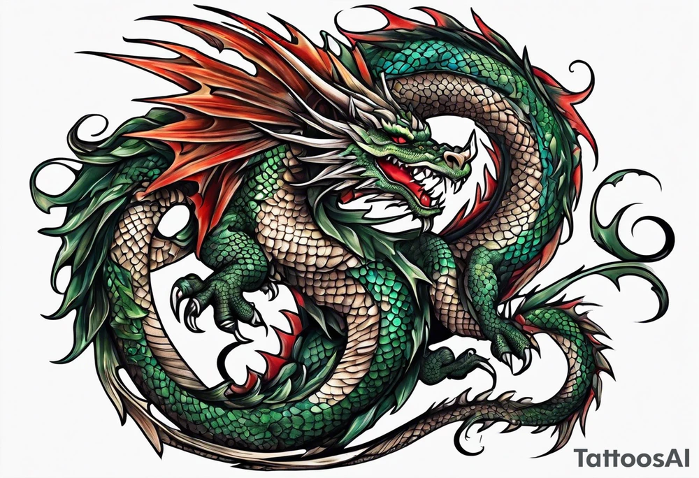 dragon tattoo idea