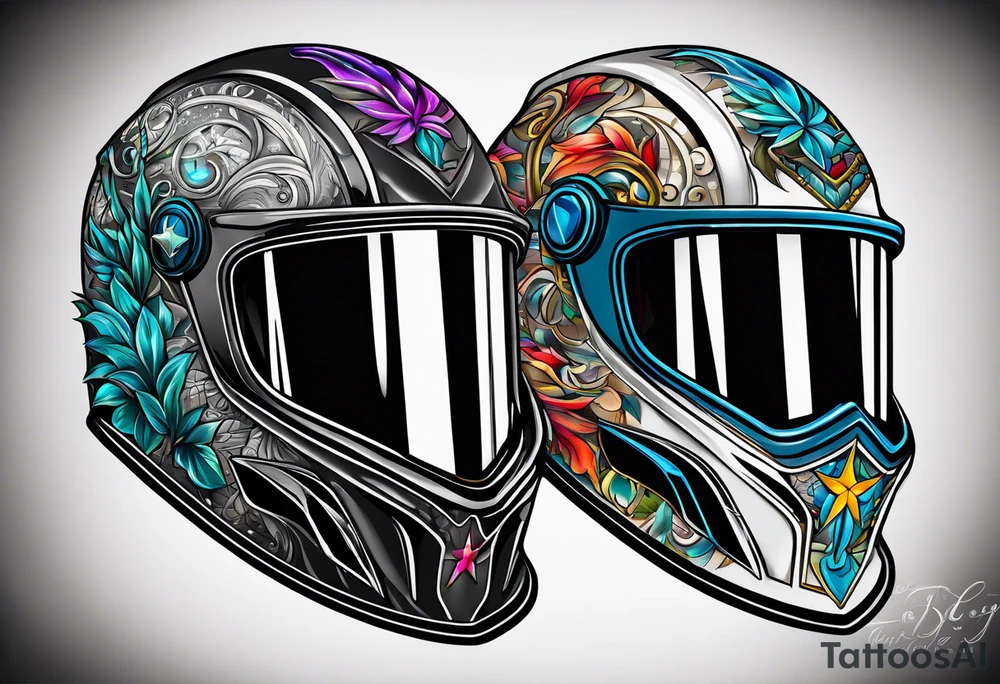 Welding helmet tattoo idea