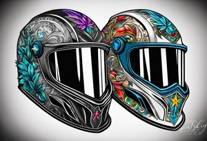 Welding helmet tattoo idea