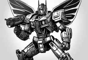 Optimus prime, halo, butterfly, saxophone, power ranger tattoo idea