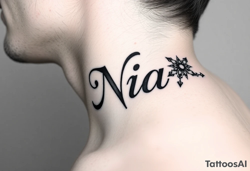The name Nia tattoo idea