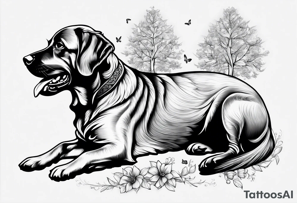 Pain, discipline and catholic religion. dogs tattoo idea