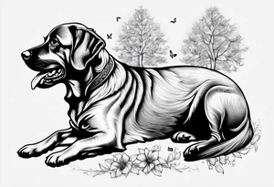 Pain, discipline and catholic religion. dogs tattoo idea
