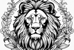 little lion tattoo idea