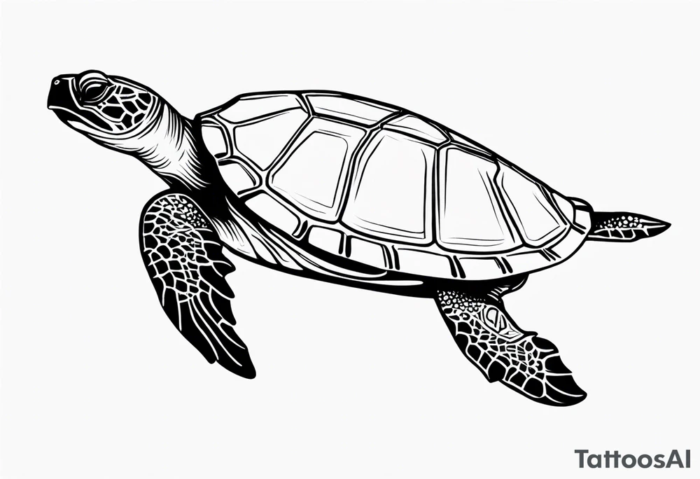 Turtle tattoo idea