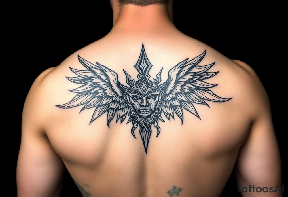 hełm wikingów tattoo idea