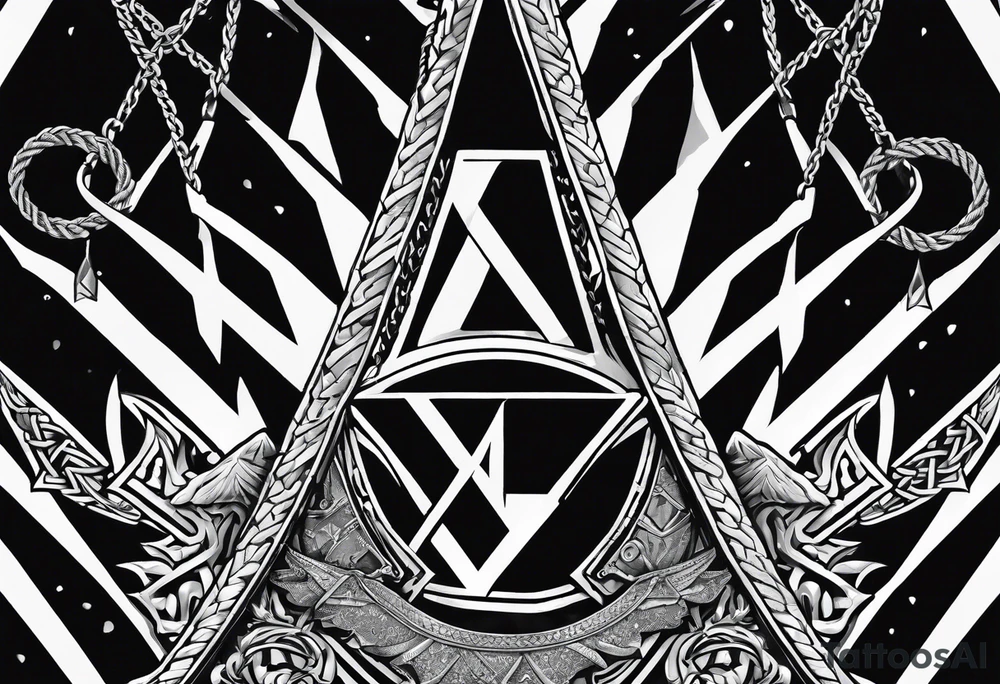 Valhalla sword chain barbed wire
dragon axe Valknut tattoo idea Valhalla sword chain barbed wire
dragon axe Valknut tattoo idea