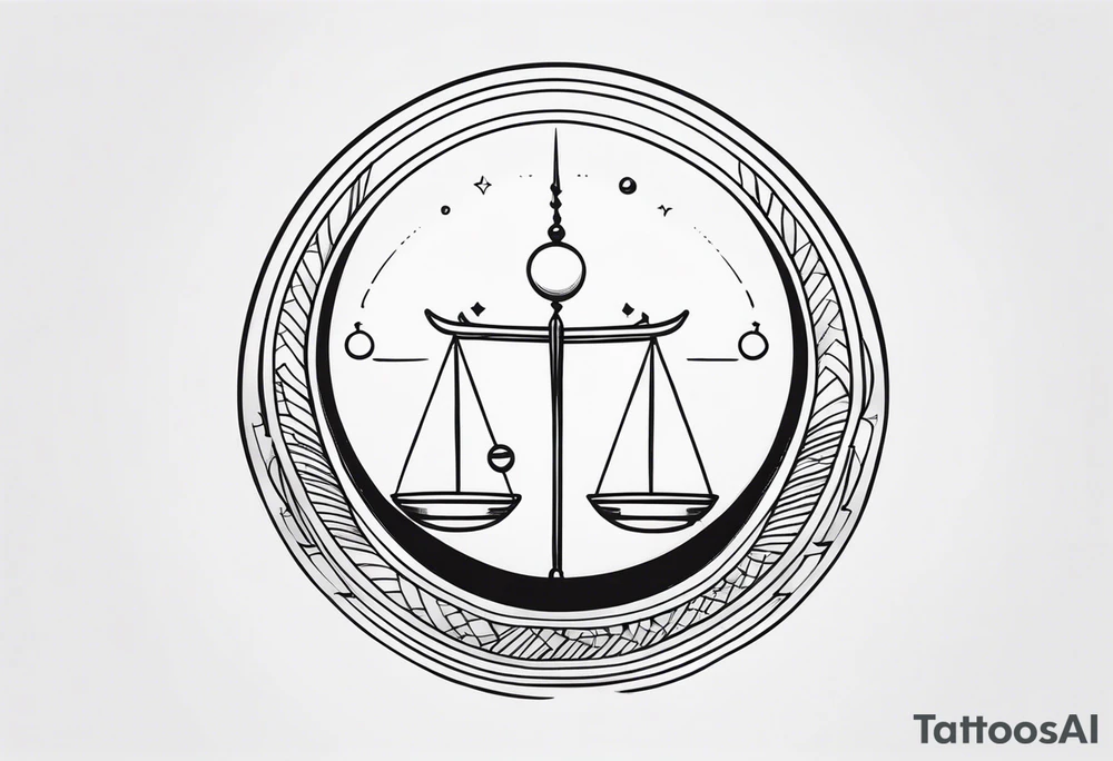 balance tattoo idea