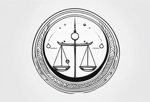balance tattoo idea