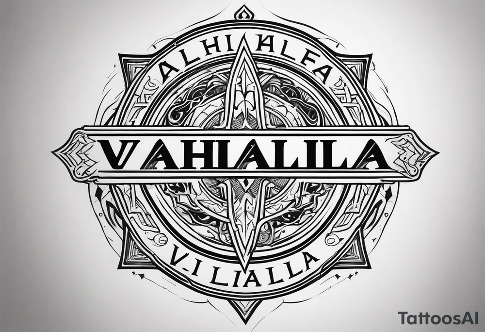 Valhalla mist tattoo idea