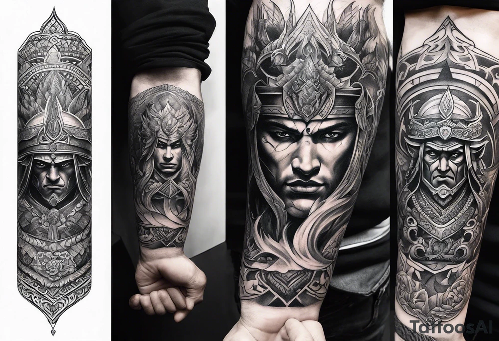 samuria male forearm tattoo tattoo idea