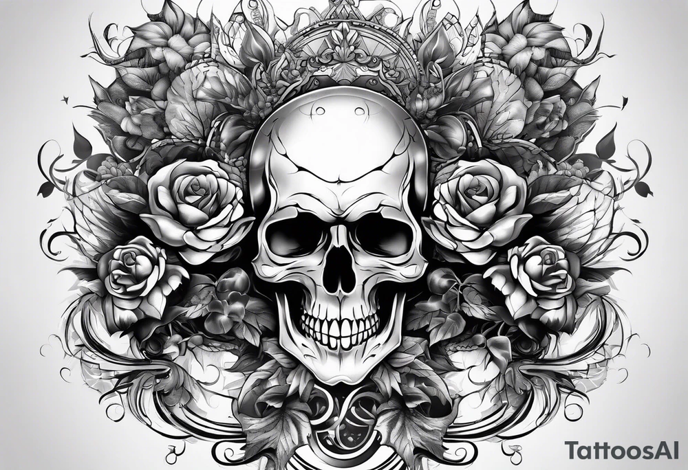 Skulls tattoo idea