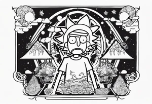 Bill Ciphe, Rick and Morty tattoo idea