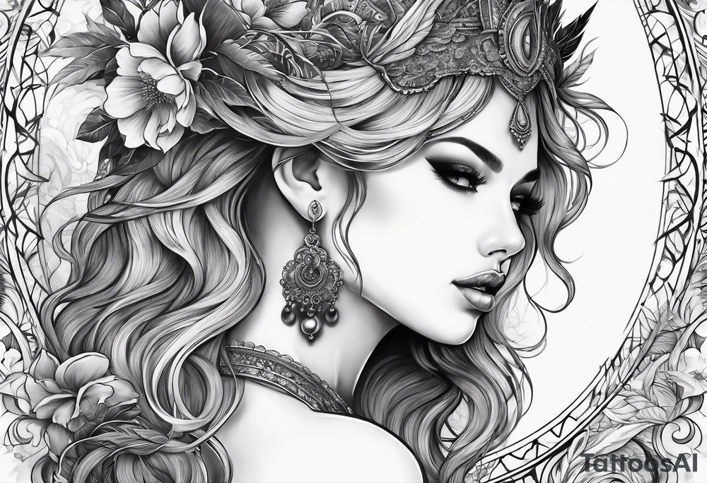 back tattoo covering the whole back drawing tattoo idea