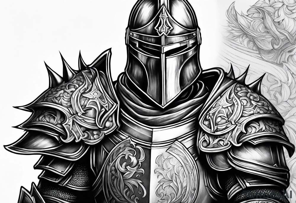 SHOULDER KNIGHT 
TATTOO tattoo idea