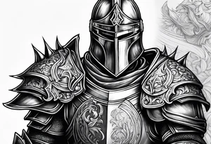 SHOULDER KNIGHT 
TATTOO tattoo idea