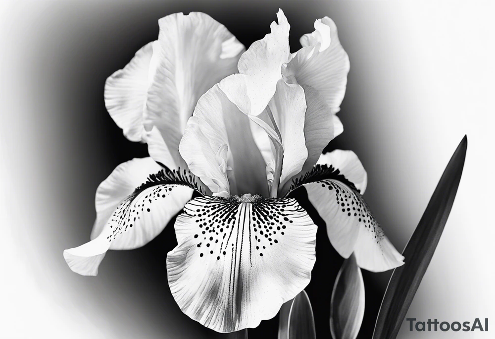 Iris Flower tattoo idea