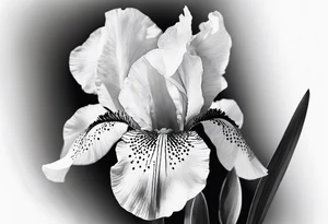 Iris Flower tattoo idea