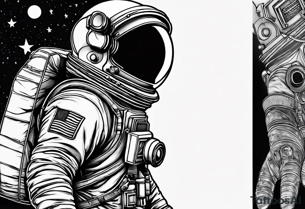 Space Astronaut tattoo idea