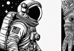 Space Astronaut tattoo idea