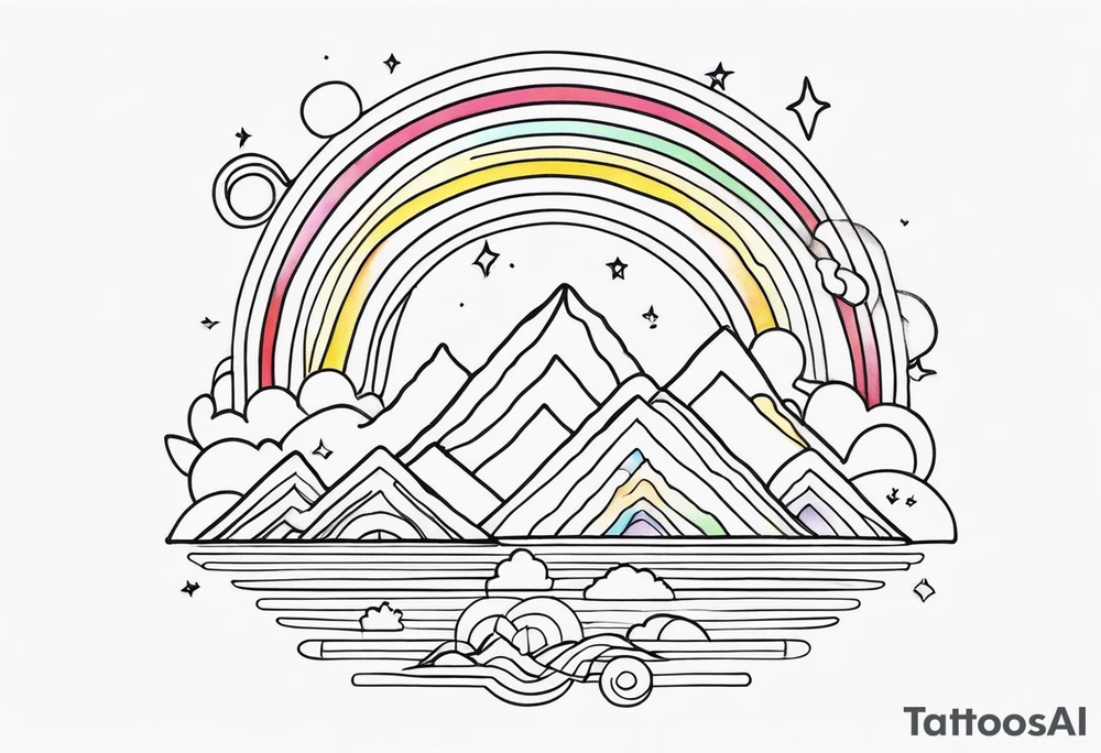 RAINBOW tattoo idea