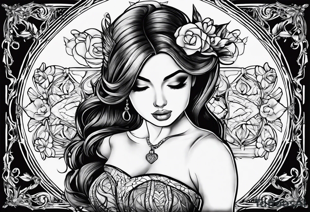 the name semilly written with a heart tattoo idea