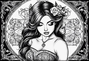 the name semilly written with a heart tattoo idea