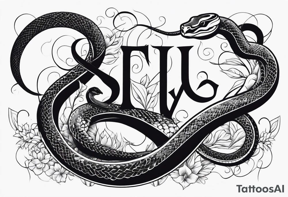 'sly'word, cancer elements, snake tattoo idea