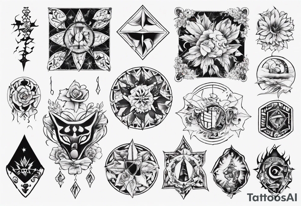 Patchwork Tattoo tattoo idea