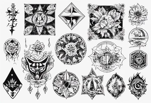 Patchwork Tattoo tattoo idea