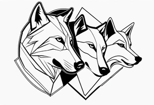 Wolves tattoo idea