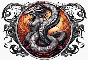 Lilith serpent tattoo idea