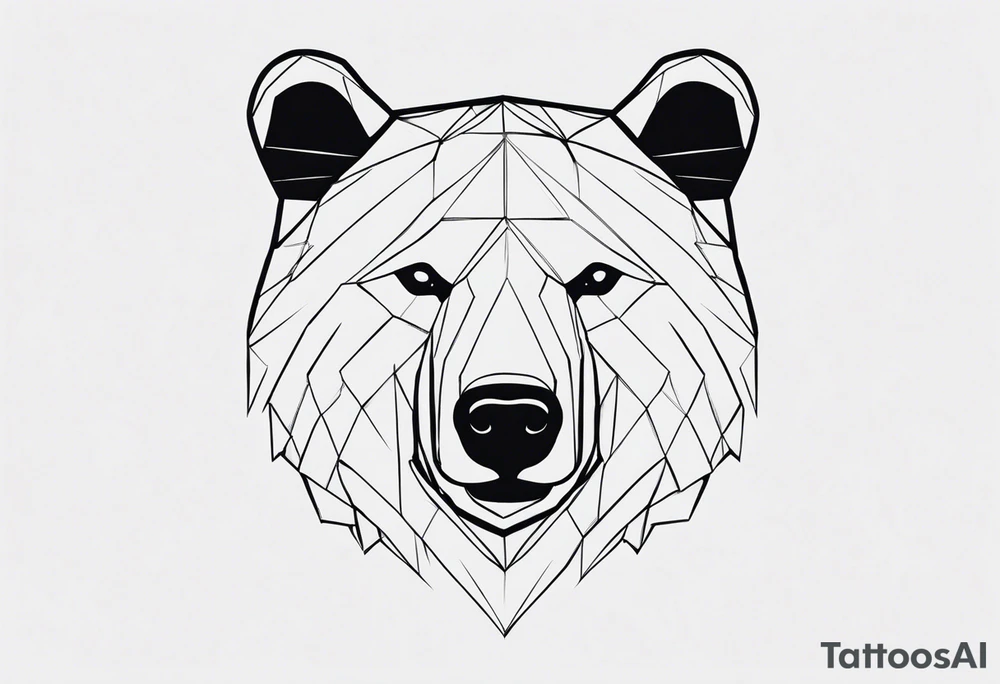 bear tattoo idea