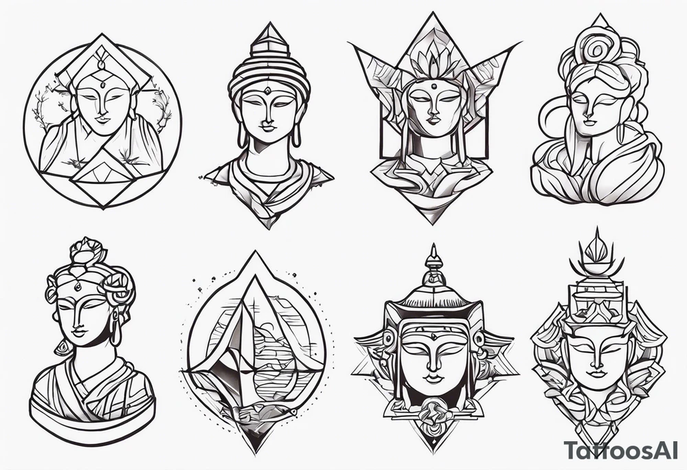 Römische Statue tattoo idea