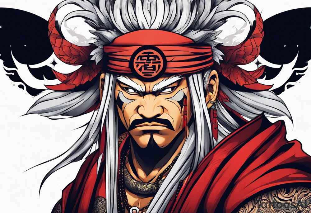 Jiraiya headband simbol tattoo idea