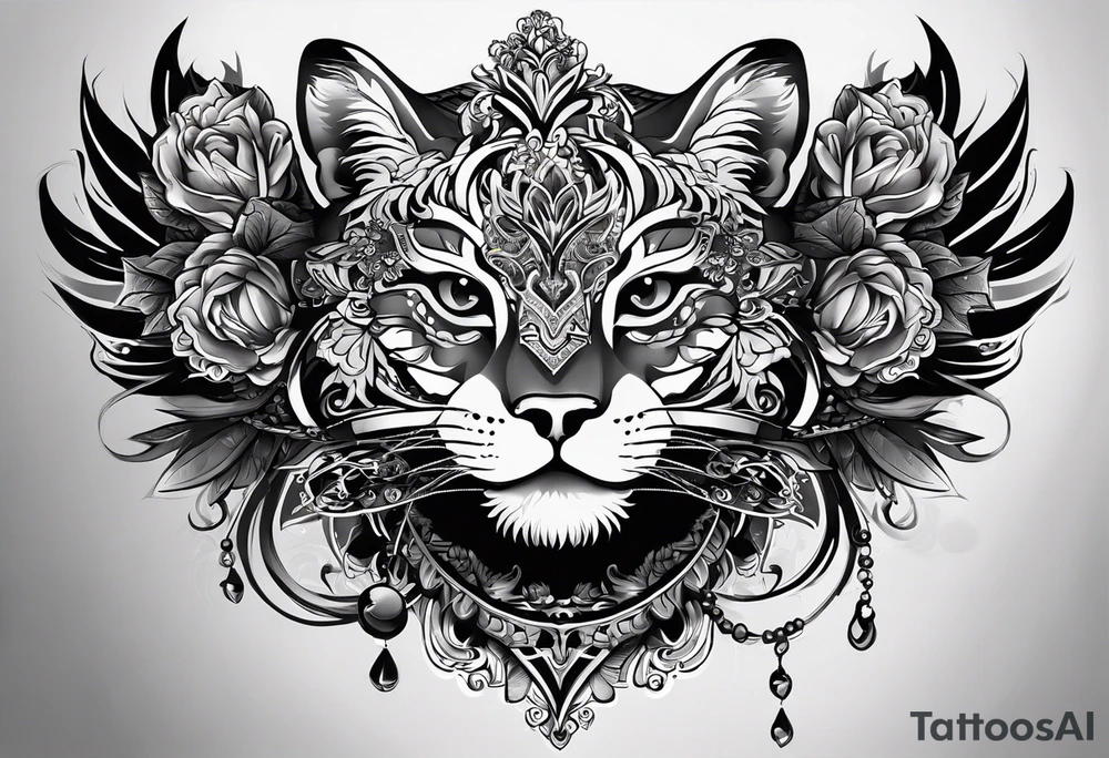 сова с распахнутыми крыльями tattoo idea