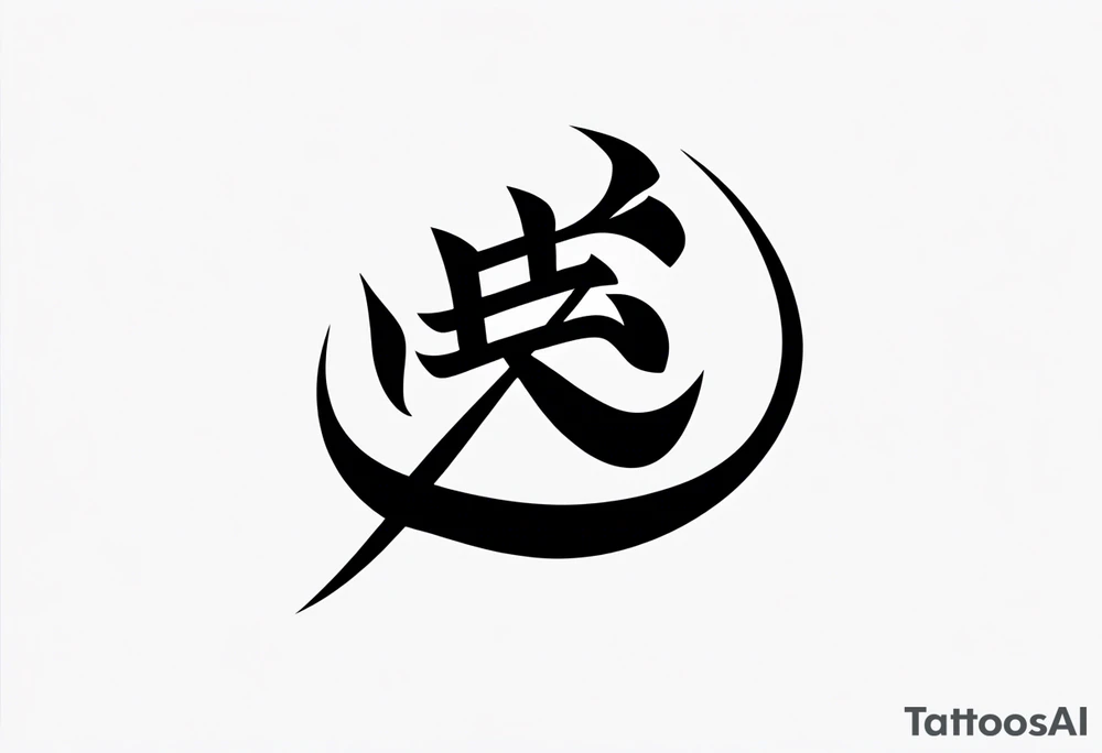 Raiden Japan symbol tattoo idea