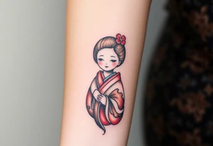 Kokeshi doll tattoo idea