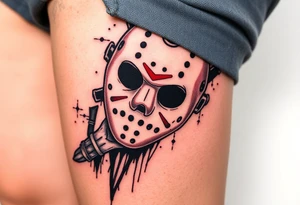 Friday the 13th horror tattoo tattoo idea
