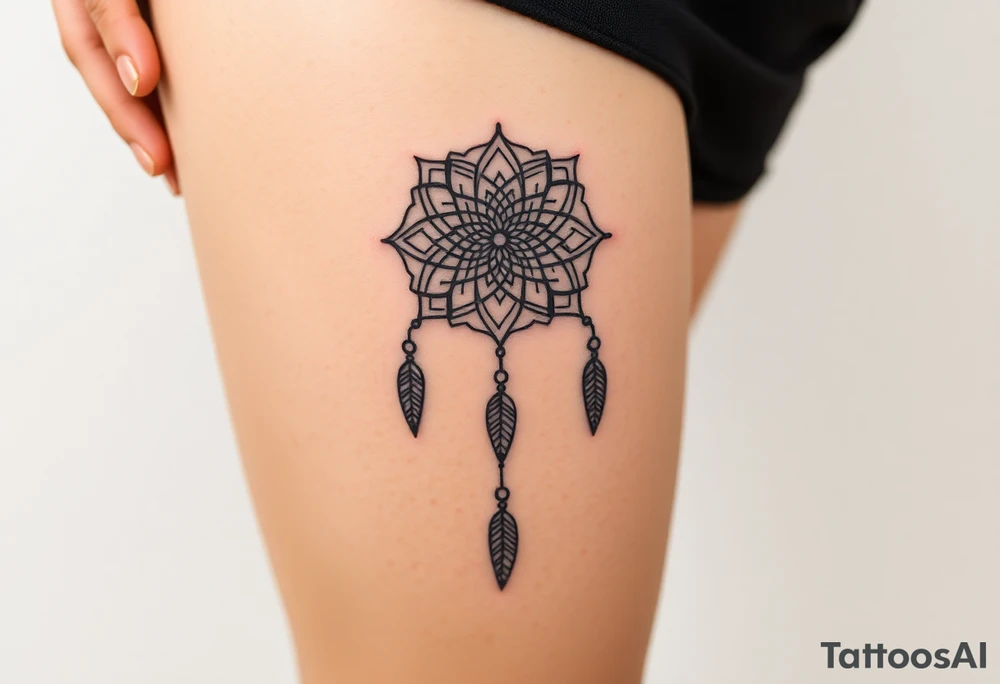 dreamcatcher tattoo idea