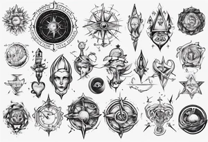 The word Perception in proper latin spelling and style tattoo idea