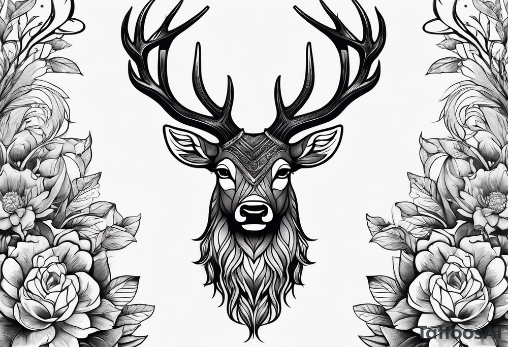Cerf tattoo idea