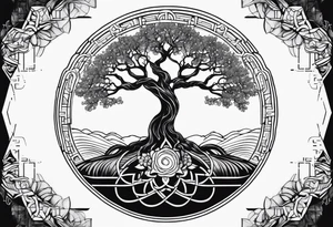 Yggdrasil tattoo idea