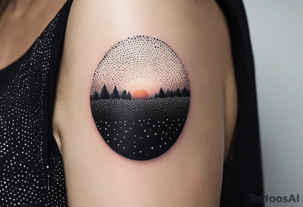 Áries, mar, por do sol, oxum tattoo idea