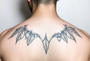 curaçao line drawing tattoo idea