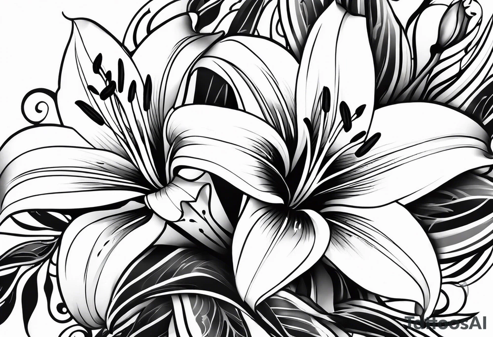 Lillies tattoo idea