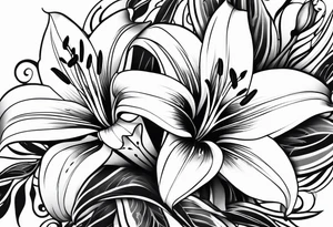 Lillies tattoo idea